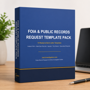 FOIA & Public Records Request Template Pack