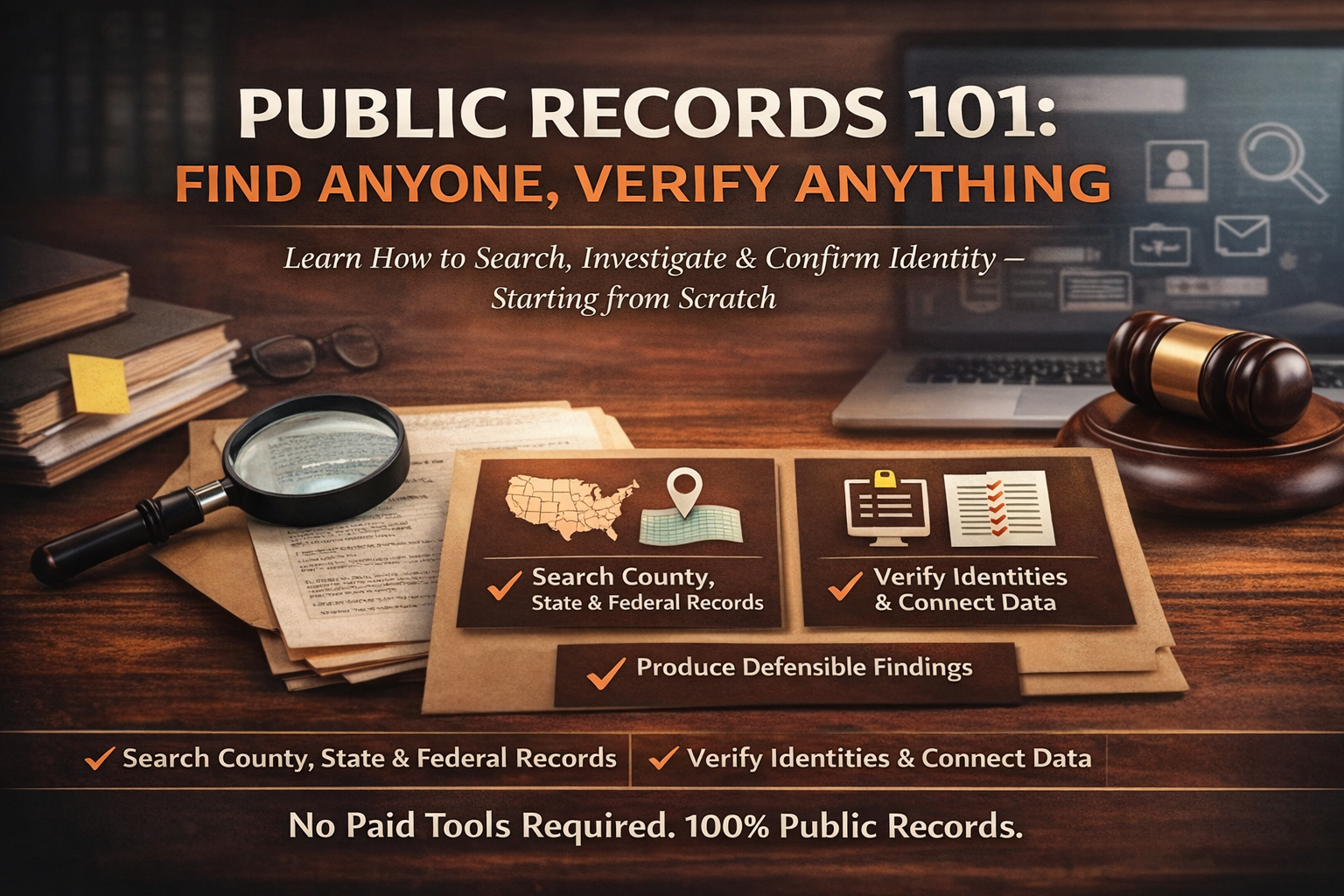 Public Records 101: Find Anyone, Verify Anything